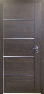 Входные двери с молдингами ДП-27